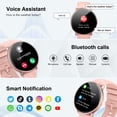 thumbnail image 2 of Smart Watch for Women Android iphone, 1.39" Touchsreen Fitness Tracker with AI Q&A, Bluetooth Calls, 110+ Sport Modes, IPX8 Waterproof, Gift Idea, Pink, 2 of 7