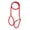 Red, variant on bestolf Slip Lead Dog Leash No Pull Leash for Small Medium Large Dogs Strong Training Rope with Adjustable Stopper for Walking Hiking (Black L)