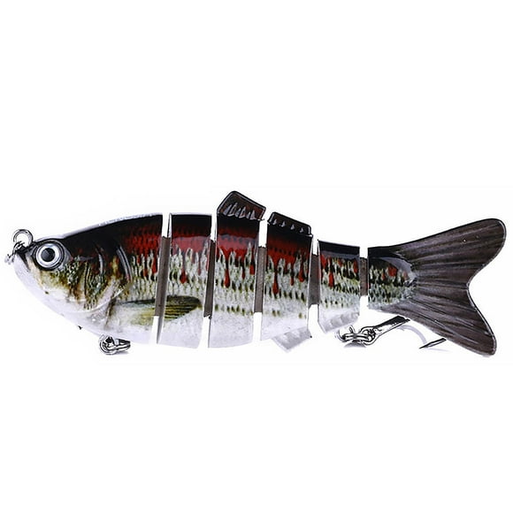 Lure Fish Hard Crankbait Plastic Multi Joints Swimbait Slow-sink Lure Bait Fishing Tackle Type 8