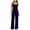 Navy, variant on Bovxnpu Women 2 Piece Loungewear Set Beach Vacation Sweatsuit Tracksuit Set Women's 2Pcs OutCamisole Top & Wide Leg Pants Casual Comfortable Home Wear Summer Outfits