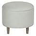 thumbnail image 3 of Cortesi Home Hosta Storage Ottoman, 19" Round, Beige Linen, 3 of 4