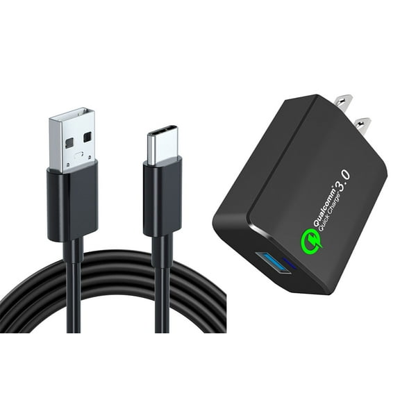 Home Charger 18W Fast for Motorola Moto G 5G (2022)/G 5G (2023)/5G (2024)/5G (2025) - 6ft USB Cable Type-C Turbo Charge Travel Wall Power