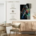 thumbnail image 5 of Elephant Stock Saxophone Wall Art - Vertical Canvas Wall Art - Living Room Wall Decor - Music Canvas - Black And Green Decor - 8" x 12", 5 of 8