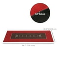 thumbnail image 3 of Soozier Poker Table Top 12-Player Poker Mat Water-Resistant, Red, 3 of 10