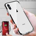 thumbnail image 5 of FYBTO Compatible for iPhone X Case/iPhone Xs Cases 5.8 Inch, with [2 x Tempered Glass Screen Protector] Clear 360 Full Body Coverage Silicone [Military Protective] Shockproof Phone Cover - Black, 5 of 5