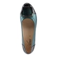 thumbnail image 5 of Azura Women's BABYSTEPS Slip-On Pump – Metallic Leather with Sculptural Buckle and Architectural Block Heel, 5 of 9