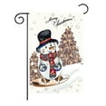 thumbnail image 3 of Visland Merry Christmas Garden Flag 12x18 Inch Vertical, Winter Farmhouse Yard Flag Outdoor Garden Decoration, 3 of 3