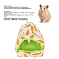 thumbnail image 3 of Soft Comfortable Cozy Bird Bed House forBudgie Parakeet Hamster Mouse, Plush Lining, Stable Design, Suitable for Long Term Use, 3 of 7
