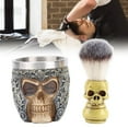 thumbnail image 3 of Brocha De Afeitar Para El Cabello, Juego De Afeitado Para Hombres, Cuenco De Afeitar De Acero Inoxidable, Juego De Afeitado Para Barba Para Hombres, Juego De Cuencos Para Barba, 3 of 7