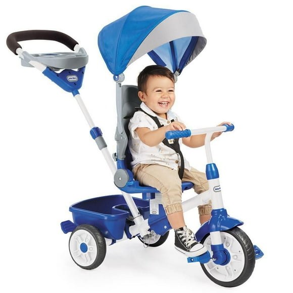 Little Tikes Tricycle Perfect Fit 4 en 1, bleu
