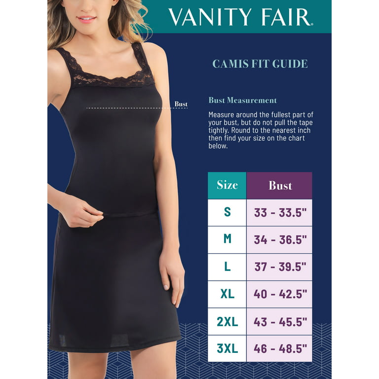 Vanity Fair Women's Traditional Cami, Style 17760 