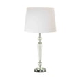 thumbnail image 2 of Benjara 24" Table Lamp Set of 2 with Glass Stands- Metal Base- Clear Finish, 2 of 7