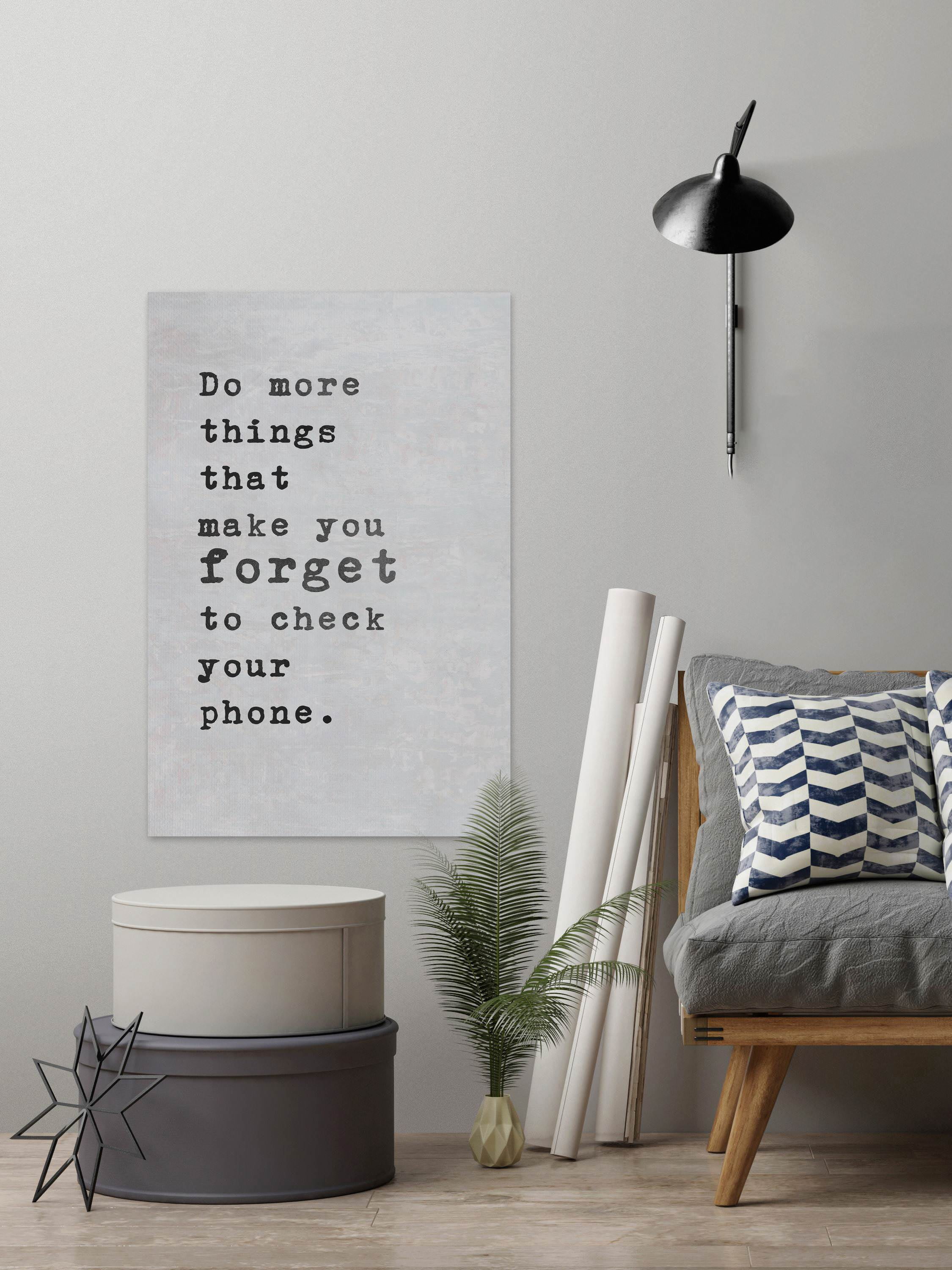 Do More Things Painting Print on Wrapped Canvas