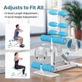 thumbnail image 4 of MERACH 350lbs Capacity Deep Squat Machine for Glutes Workout, Adjustable Glutes Trainer for Home Gym, White&Blue, 4 of 10