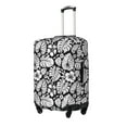 thumbnail image 2 of Daiia Tropical Leaves Luggage Cover, Thickened Washable Travel Luggage Covers, Elastic Unique Baggage Covers for 18-20 inch Luggage-Small, 2 of 9