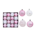 thumbnail image 2 of 16Pc Christmas Balls, 2.4 Inch Christmas Tree Decoration Ball Ornament Shatterproof Plastic Hanging Baubles Indoor Holiday Xmas Tree Decor, 2 of 6