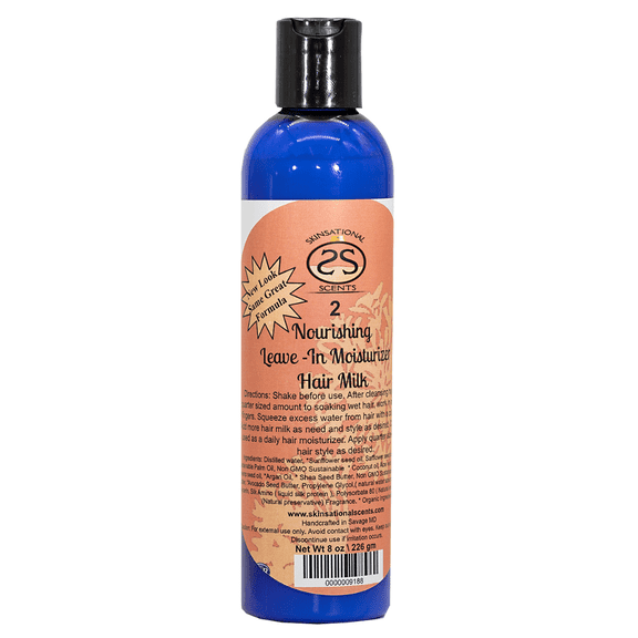 Skinsational Scents: Nourishing Leave-in Moisturizing Hair Milk for Curls, Kinks, Waves and Coils