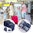thumbnail image 2 of Yeetufb Clearance Clear Bins For Organizing Packing Cubes For Travel 7Pcs Travel Cubes Set Foldable Suitcase Organizer Lightweight Luggage Storage Bag, 2 of 4