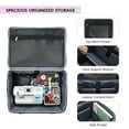 thumbnail image 4 of Fegat Rolling Craft Bag,Large Rolling Teacher Tote Bag with Laptop Compartment,Detachable Dolly,Roller Scrapbook Tote Bag Sewing Machine Storage Tote for Women,Craft,Teaching,Office, 5 Wheels, 17.3", 4 of 10