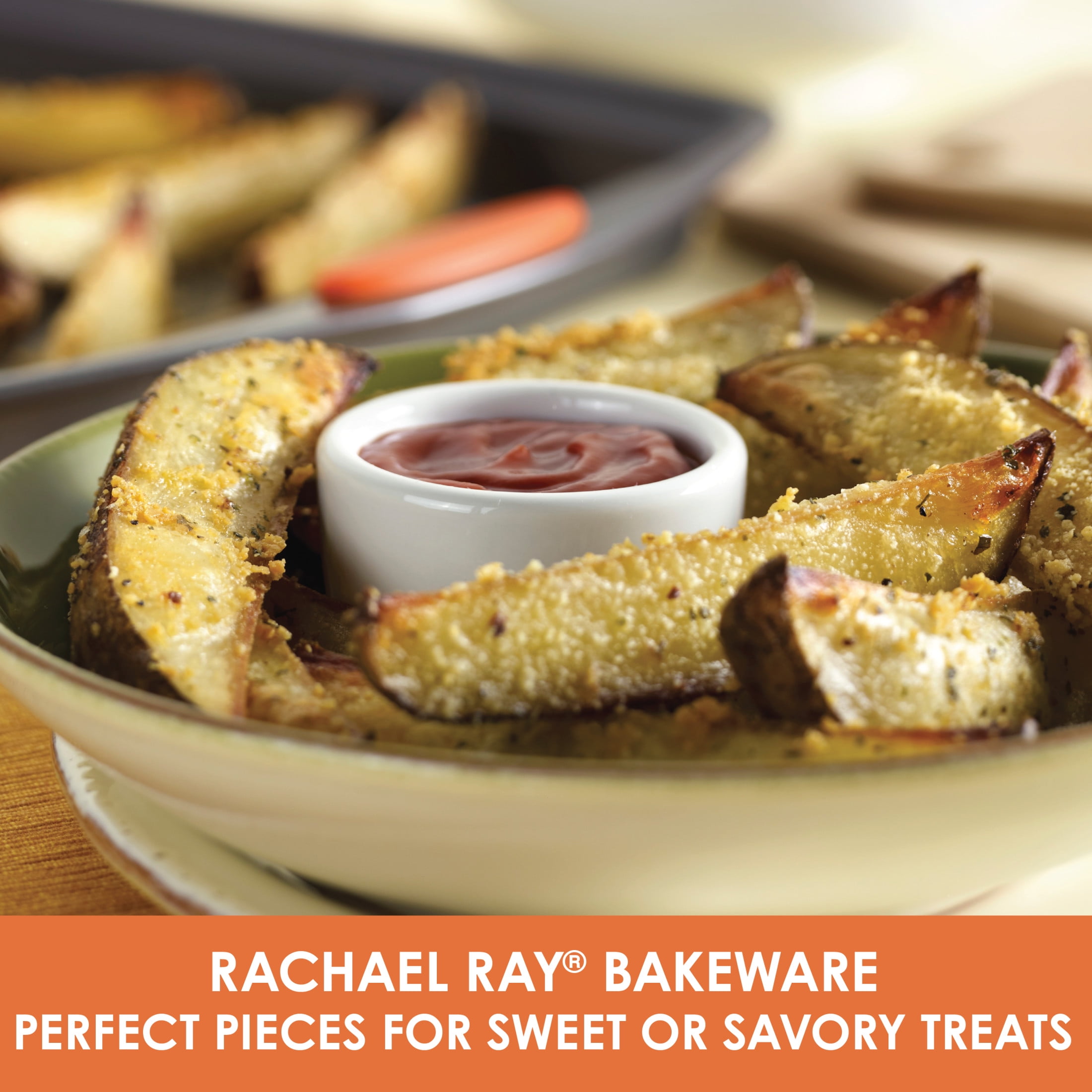 Rachael Ray 54073 Bakeware Oven Lovin Round 9-Inch Round Cake Pan Gray, 1 -  Kroger