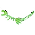 thumbnail image 2 of Dinosaur Themed 118" Dino Shape Flag Party Baby Shower Kids Boys Dinosaur Birthday Party Decoration, 2 of 8
