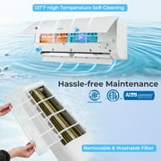 Costway 12000BTU Wifi Enabled Mini Split AC 22 SEER2115V Inverter Air Conditioner White