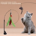 thumbnail image 2 of Cat Stick Playing Wand Multi-head Interchangeable Automatic Cat Interactive Toy Pet Supplies, 2 of 9