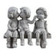 thumbnail image 1 of Estatua decorativa de jardín, figura en miniatura, arte artesanal, adorno decorativo para exteriores, estatua de niños para patio, porche y, 1 of 9