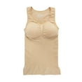 thumbnail image 6 of SAYFUT Womens Shapewear Tank Top Seamless Slimming Tummy Control Cami Shaper Vest with Removable Pads M-3XL, 6 of 7