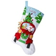 thumbnail image 1 of Bucilla Felt Stocking Applique Kit 46cm Long, 1 of 1