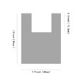 thumbnail image 4 of Bolso de mano de punto para mujer, bolso pequeño minimalista y moderno, bolso de lona portátil, adecuado para ir de compras, trabajo, escuela, 4 of 5