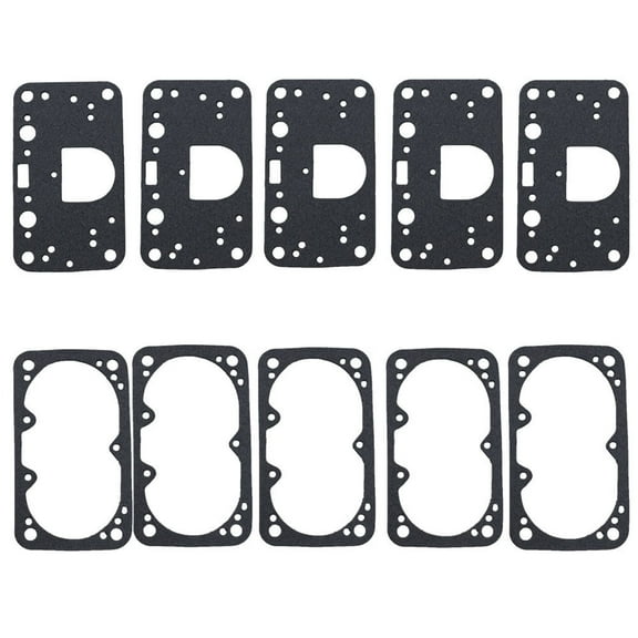 LisFaxbo 10Pcs Carburetor Gasket Kit With Float Gasket And Metering Block Gasket For Holley Fast Fuel Carburetors 2300 4150 4160 4500