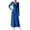 C-Blue320, variant on DHFJKG Womens Sweaters Dress Knit Ribbed V Neck Long Sleeve Slim Fit Maxi Dress Winter Pullover Tunic Ankle-Length Cozy Dresses