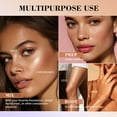 thumbnail image 5 of Luminous Ultra Gel Lightweight Multipurpose Illuminator - Glowing, Moisturizing, Lightweight Base, Multi-Purpose - Hydrating & Illuminating Makeup Highlighter for Radiant, Sun-Kissed Look, 5 of 7