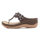 thumbnail image 4 of Zapatos de mujer Tacón inclinado Sandalias de tacón bajo Zapatillas casuales de talla grande Chanclas Wmkox8yii  hj789, 4 of 6