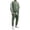 Army Green, variant on Mens Casual Tracksuit Athletic Sportswear Outfit Clothes