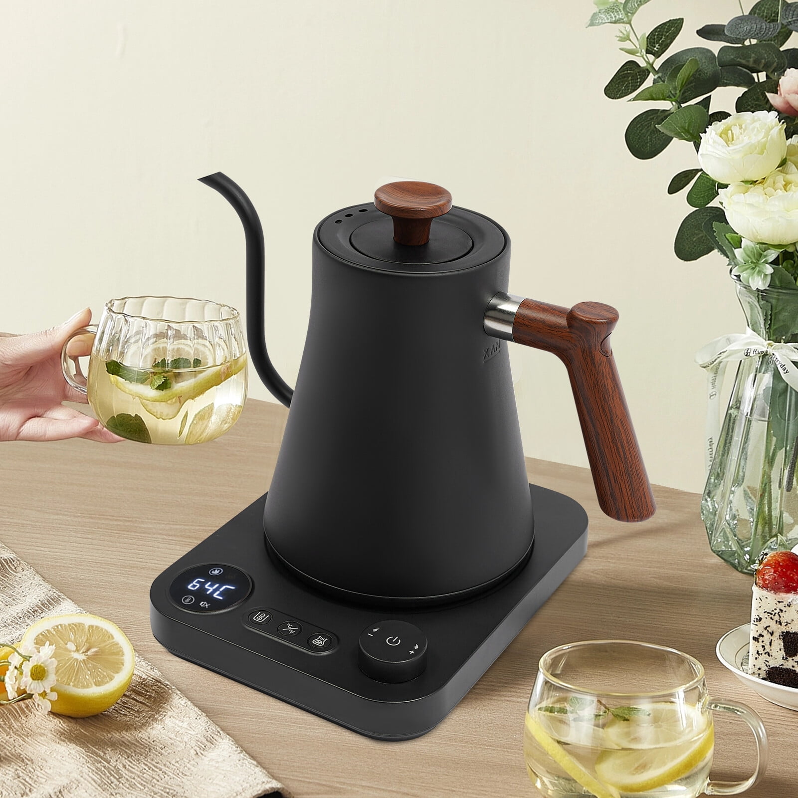 Electric Kettle Electric Gooseneck Kettle Tea Kettle For Home Offices 1200W NEW