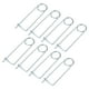 thumbnail image 1 of Uxcell 8-Pack Pin de Seguridad de Chaveta en Forma de Broche, Pines de Acero de Resorte M4x100mm, Sujetadores de Broche de Bloqueo Rápido, Clips Retenedores Pesados, 1 of 7
