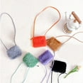 thumbnail image 5 of Kids Girls Fluffy Cross body Purse Fuzzy Bag Plush Bag, 5 of 6