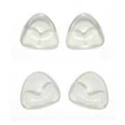 Adhesive Bra Pads Breast Enhancers, Silicone Inserts Push Up Add A Cup for Swimsuits, Wedding Dress, Bikini, Small Strapless Invisible Waterproof Reuseable Washable