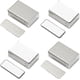 thumbnail image 1 of Imán adhesivo para puerta de armario, paquete de 4 cierres magnéticos para puerta, actualizados, sin tornillos, sin perforación, para armario de cocina, cierre magnético fuerte, 1 of 4