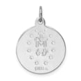 thumbnail image 3 of White Sterling Silver Charm Pendant Themed 22 mm 16, 3 of 4
