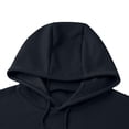 thumbnail image 6 of Mens Hoodies Long Sleeve Textured Hooded Sweatshirt Casual Lightweight Pullover Drawstring Hoodie With Kanga Pocket,Size M-3XL, 6 of 7