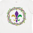 thumbnail image 4 of Inktastic Mardi Gras Fleur de Lis Beads Boys or Girls Toddler T-Shirt, 4 of 5