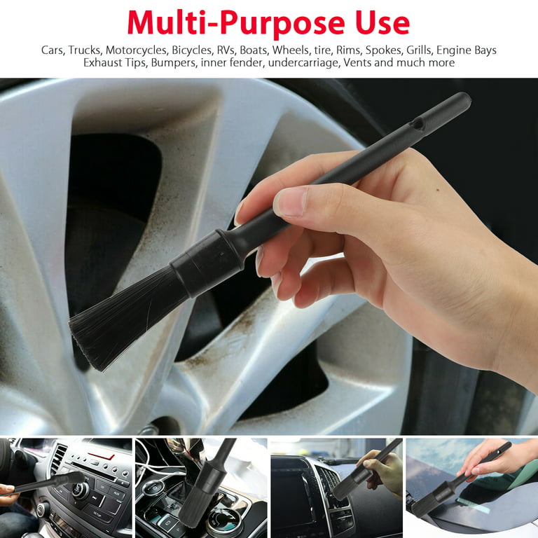 5pcs Auto Car Detailing Brush Set Car Interior Cleaning Kit for Cleaning xf
