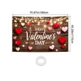 thumbnail image 4 of Gallickan Valentine's Day Wall Hanging, 71 x 45 Inch Big Fabric Tapestry, Room Decor Bedroom Decor, Holiday Themed Wall Covering for Home Decoration and Gifts, D, 4 of 6