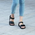 thumbnail image 5 of Comfortable Arch Support Walking Sandals for Women, Plantar Fasciitis Slides with Soft Straps, Orthotic Sandals with Non-Slip Lightweight Sole, 5 of 5