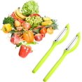 thumbnail image 5 of Pelador de verduras de 2 uds, pelador de frutas y verduras, pelador de verduras de doble filo de acero inoxidable TUNC Sencillez, 5 of 5