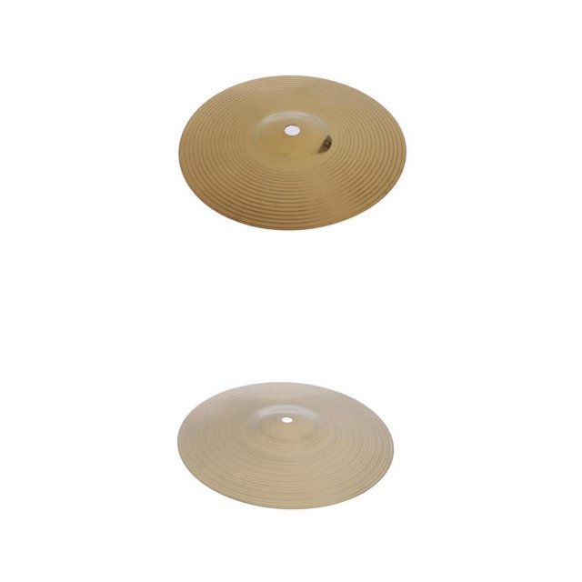 2x Platillos de Tambor de Choque de Aleación de Latón Sunnimix para Percusión de Baterista DIY
