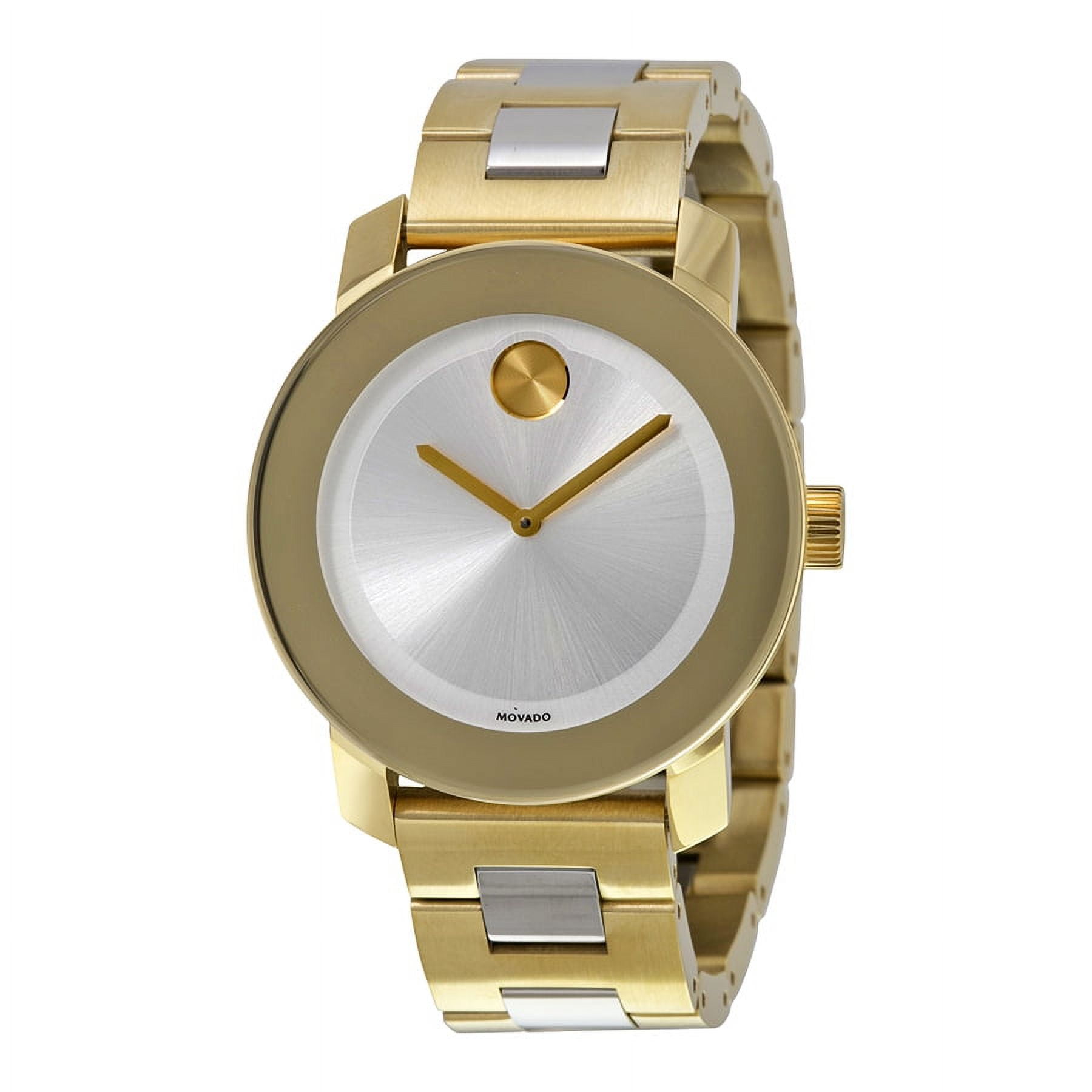 Authentic Movado Bold Yellow Gold Plated Steel Women